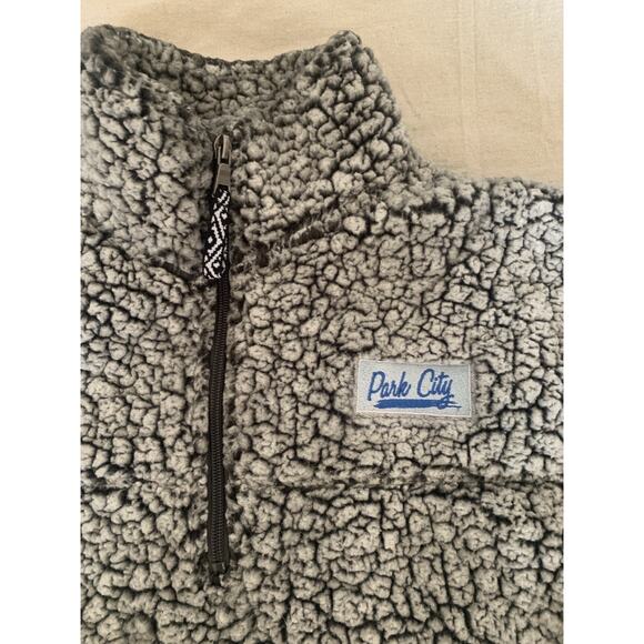 Park City Boxercraft Sherpa Pullover Womens Small 1/4 Zip Soft Fuzzy Sweatshirt - Picture 2 of 13